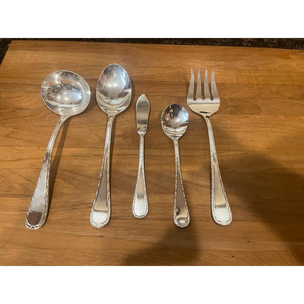 Towle Silverplate Flatware 5 piece serving set